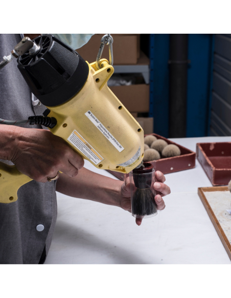 Pure Russian Grey Octagonal Badger Shaving Brush