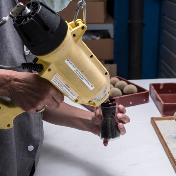 Pure Russian Grey Octagonal Badger Shaving Brush