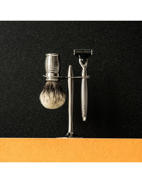 Solid Brass Razor with Palladium Finish – Plisson 1808