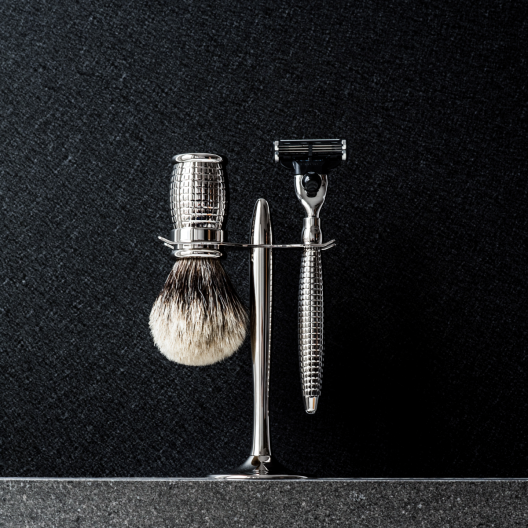 Palladium prestige shaving set : 3 pieces - Plisson 1808