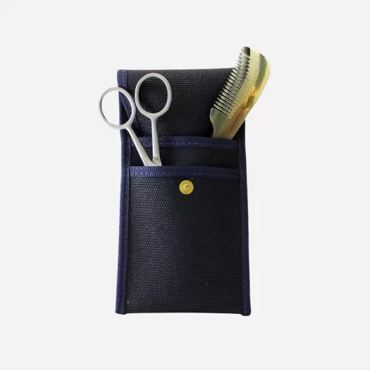 Trousse Barbe et Moustache, Peigne et Ciseaux- Plisson 1808