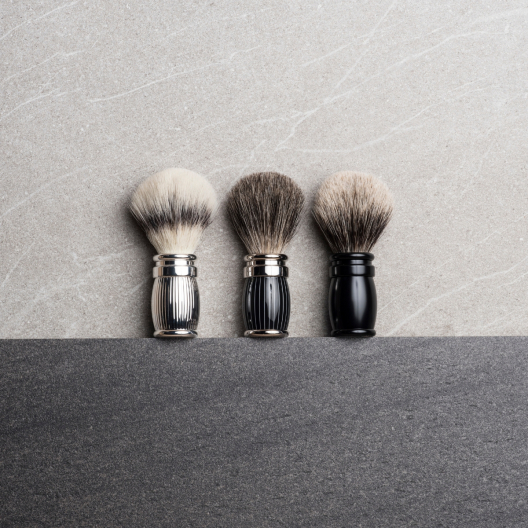 Joris shaving brush infinite black finish