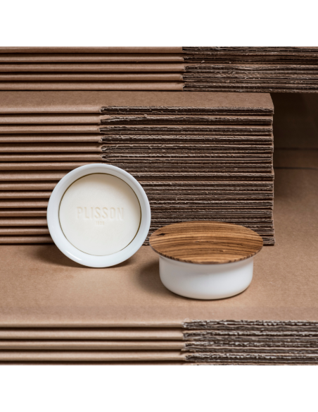 shaving bowl and soap with Zebrano lid