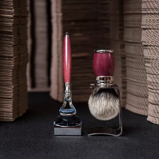 Solid Chrome-Plated Brass Razor Base – Plisson 1808