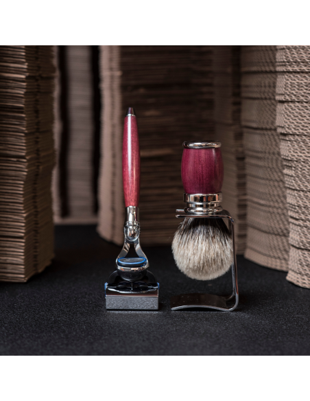 Razor base in solid chromed brass - Plisson 1808