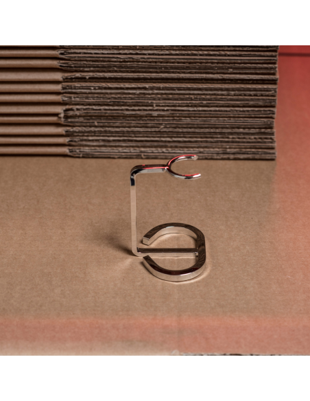 Soporte brocha niquelado - Plisson 1808 - Made in France
