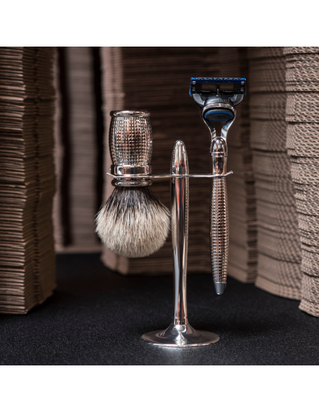 Set de Rasage Prestige en Diamant - Plisson 1808