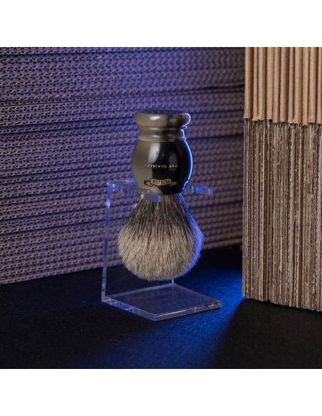 High Mountain White Horn Shaving Brush - Plisson 1808
