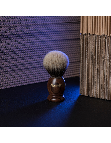 Shaving Brush Macassar Ebony - Plisson 1808