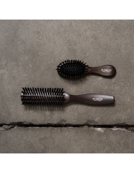 Men's pure boar bristle hair brush - Plisson 1808