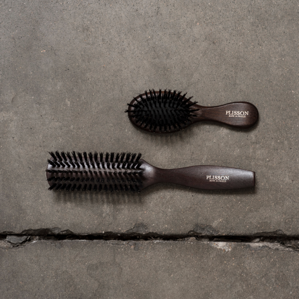 Men's pure boar bristle hair brush - Plisson 1808