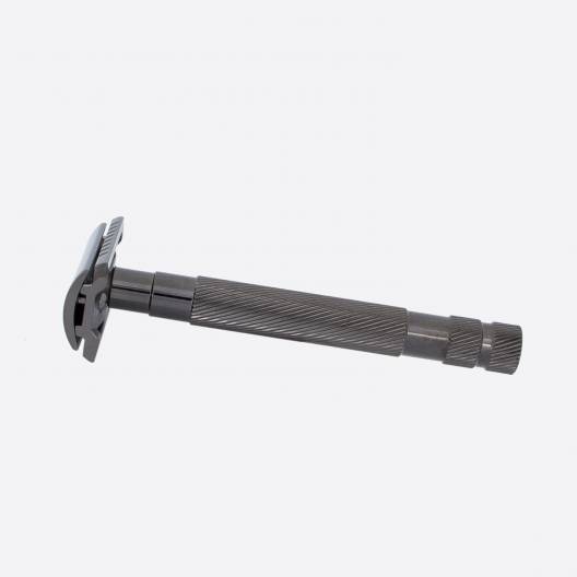 Essential Almost Perfect Black Steel Safety Razor