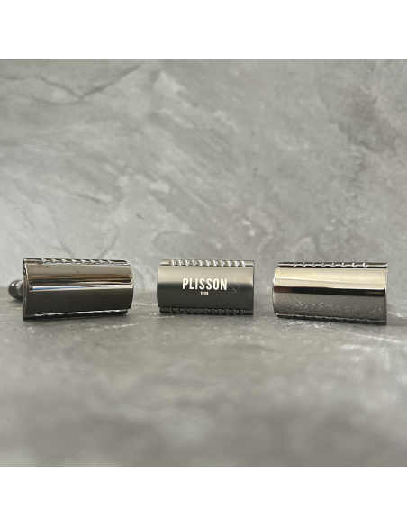 Essential Almost Perfect Black Steel Safety Razor
