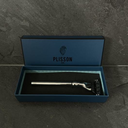 Mach3 razor with Palladium finish - Plisson 1808