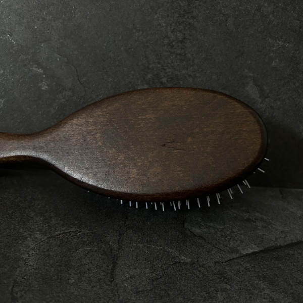Brosse à cheveux pneumatique, poil de sanglier et picots nylon - Plisson 1808