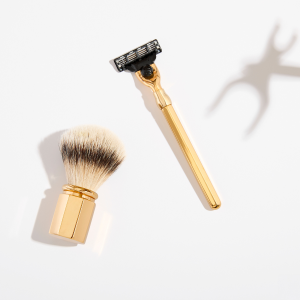 Solid Hexagonal Mach3 Razor - 2 finishes