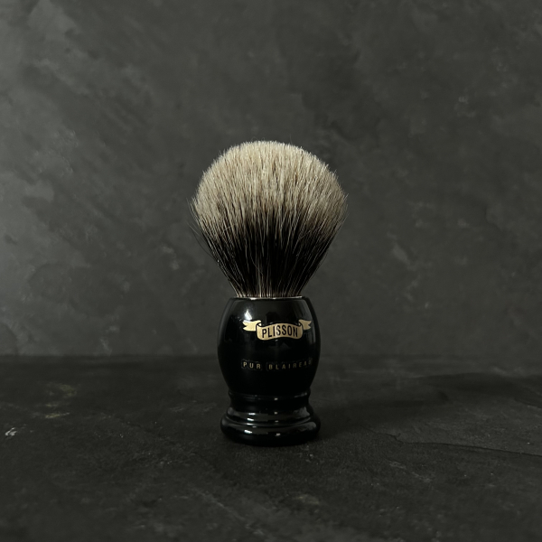 Original Almost Perfect Shaving Brush European Grey - Black
