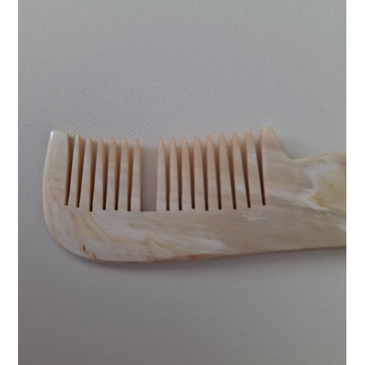 Horn Moustache Comb Almost Perfect