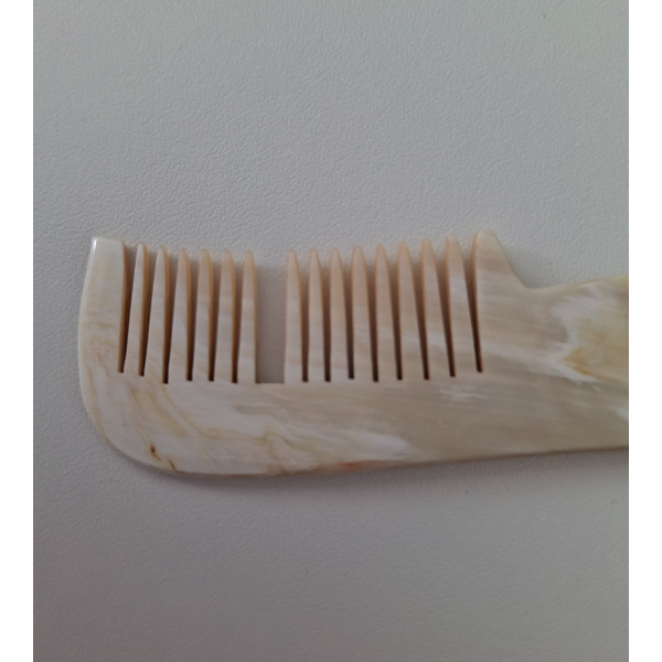 Horn Moustache Comb Almost Perfect