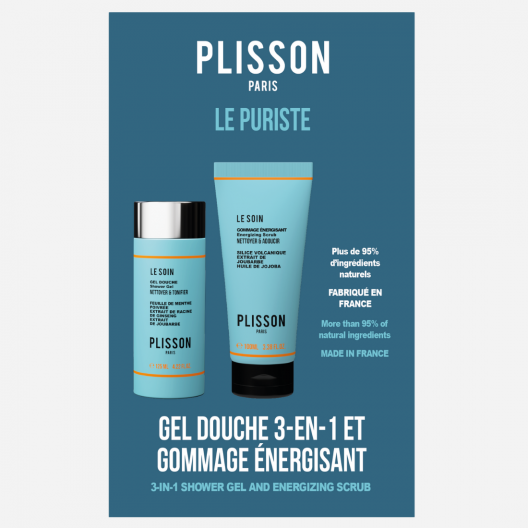 Duo Le Puriste | Gel Douche & Gommage | Plisson 1808