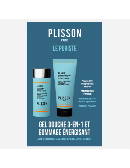 Men's Skincare Duo | The Purist | Face Scrub & Shower Gel |