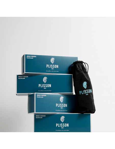 Pure boar bristle brush - Plisson 1808