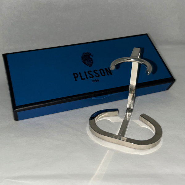 Serviteur pour blaireau, rasoir et bol à barbe finition or - Plisson 1808