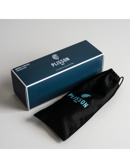 Pure boar bristles and nylon pimples hairbrush - Plisson 1808