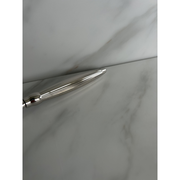 Godron Mach3 Massiv-Rasiermesser Palladium-Finish - Plisson 1808