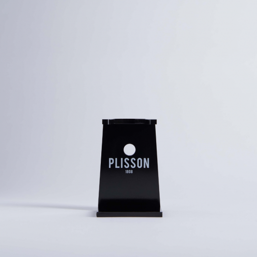 Support blaireau en plexi-cristal noir - Plisson 1808