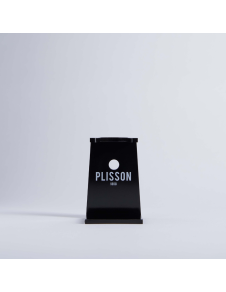 Support blaireau en plexi-cristal noir - Plisson 1808