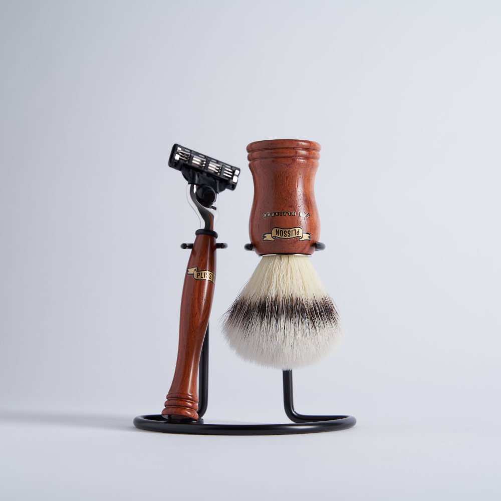 Set de rasage composé de trois accessoires - Plisson 1808