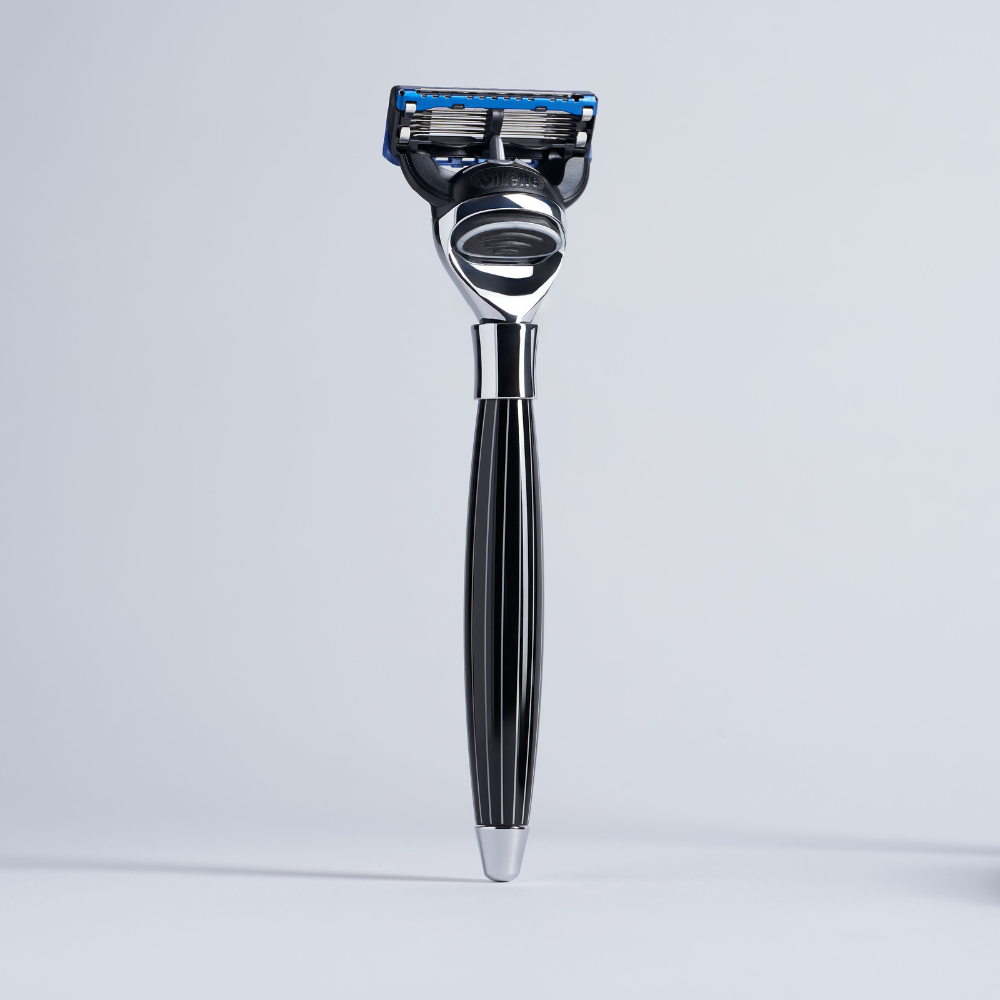 rasierer Joris fusion mit retro-lackierung und chrom-finish