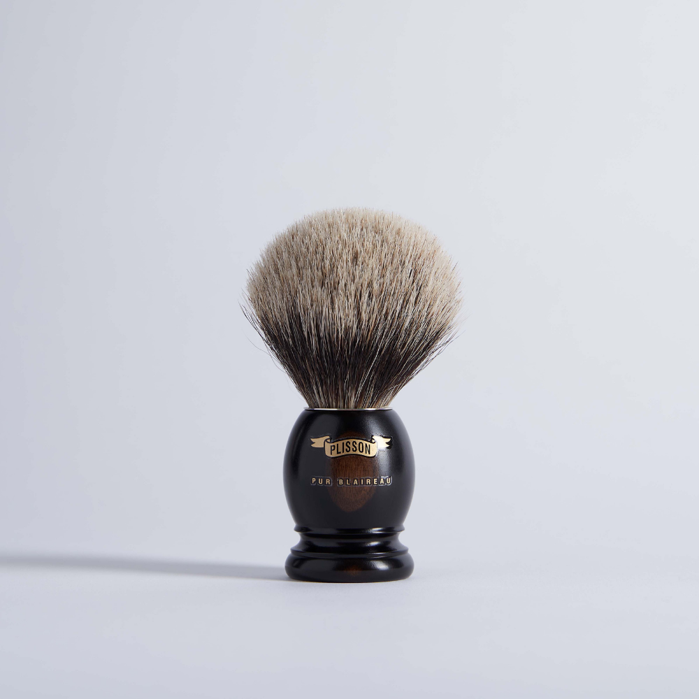 Shaving Brush Macassar Ebony - Plisson 1808