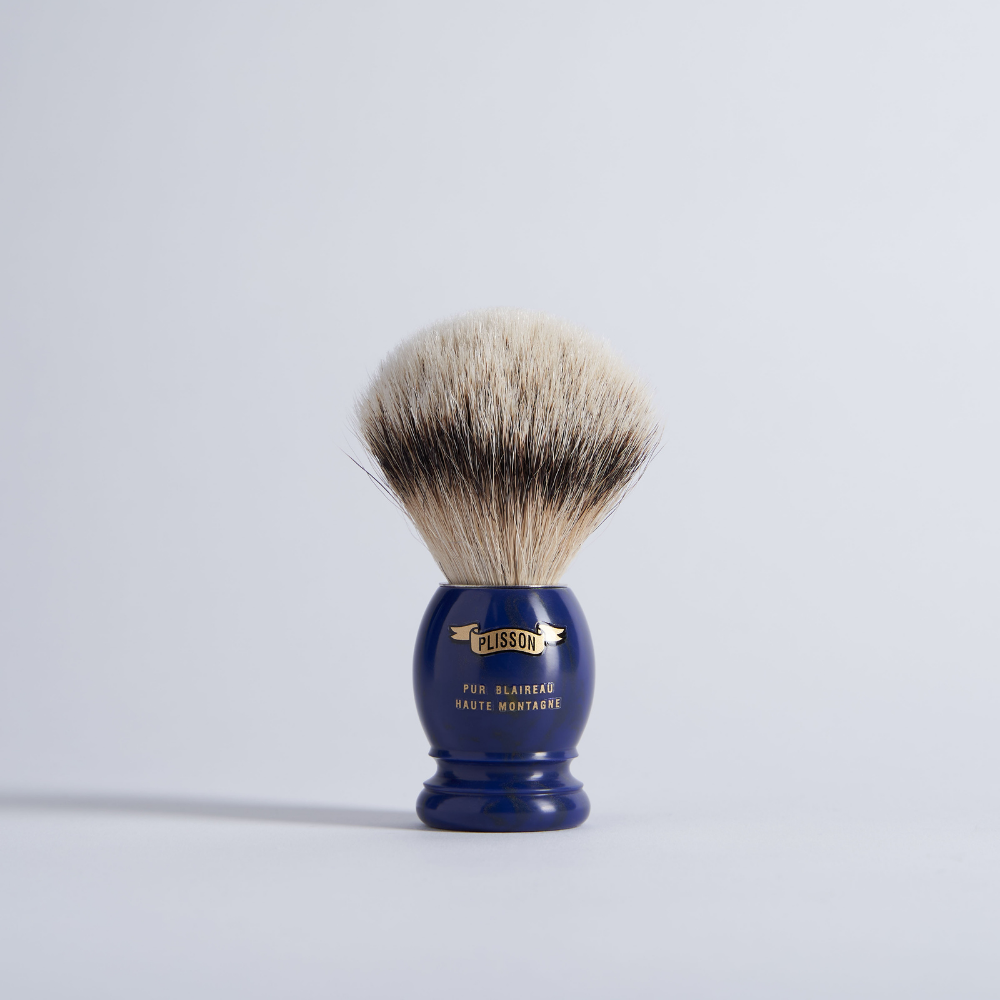 Original White High Mountain and Lazuli Shaving Brush