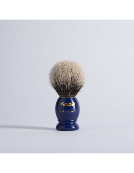 European Grey shaving brush and lazuli resin