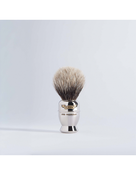 Traditional Antique Plisson Shaving Brush – European Grey