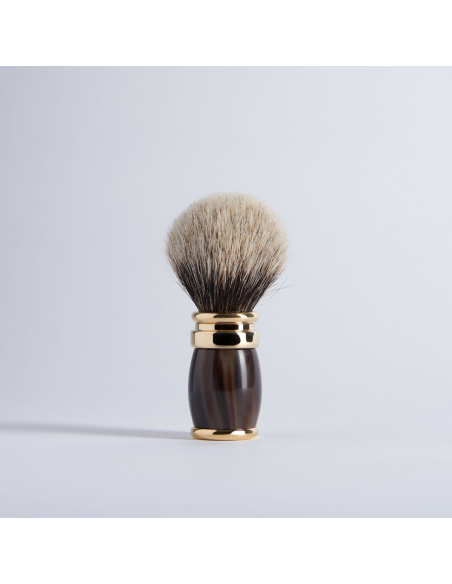 Cepillo para barba de cuerno natural - Plisson 1808