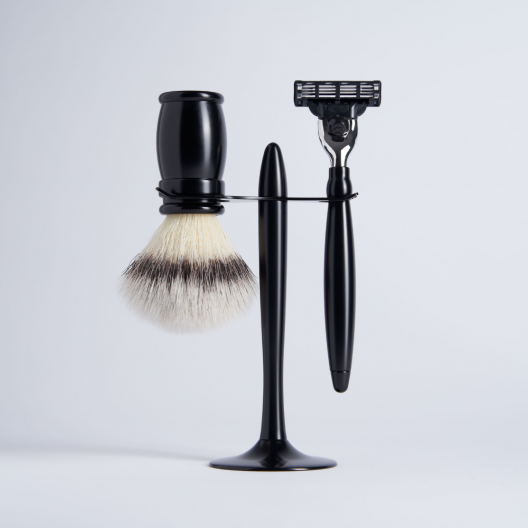 3-Piece Set Infinite Black Finish High Mountain White Fiber