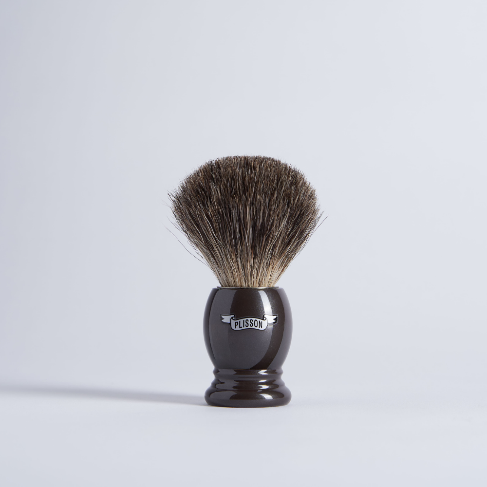 Essentiel Grey Russian Badger Brush – 9 Colours – Plisson 1808