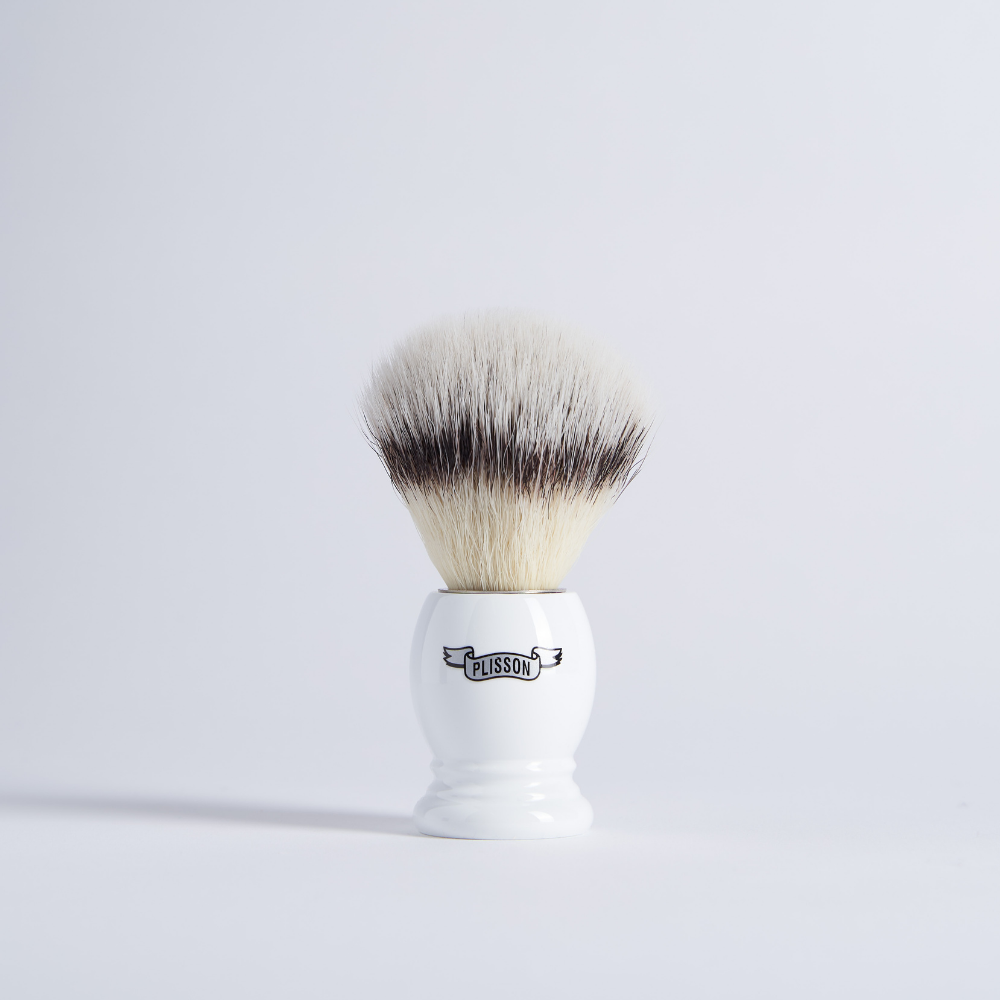 Essential Shaving Brush - 9 colours, "High Mountain White" Fibre