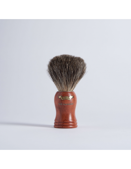 bubinga high-mounted handle and Russian Grey shaving brush