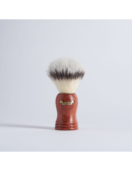 Shaving Brush Plisson synthetic fibre and Bubinga