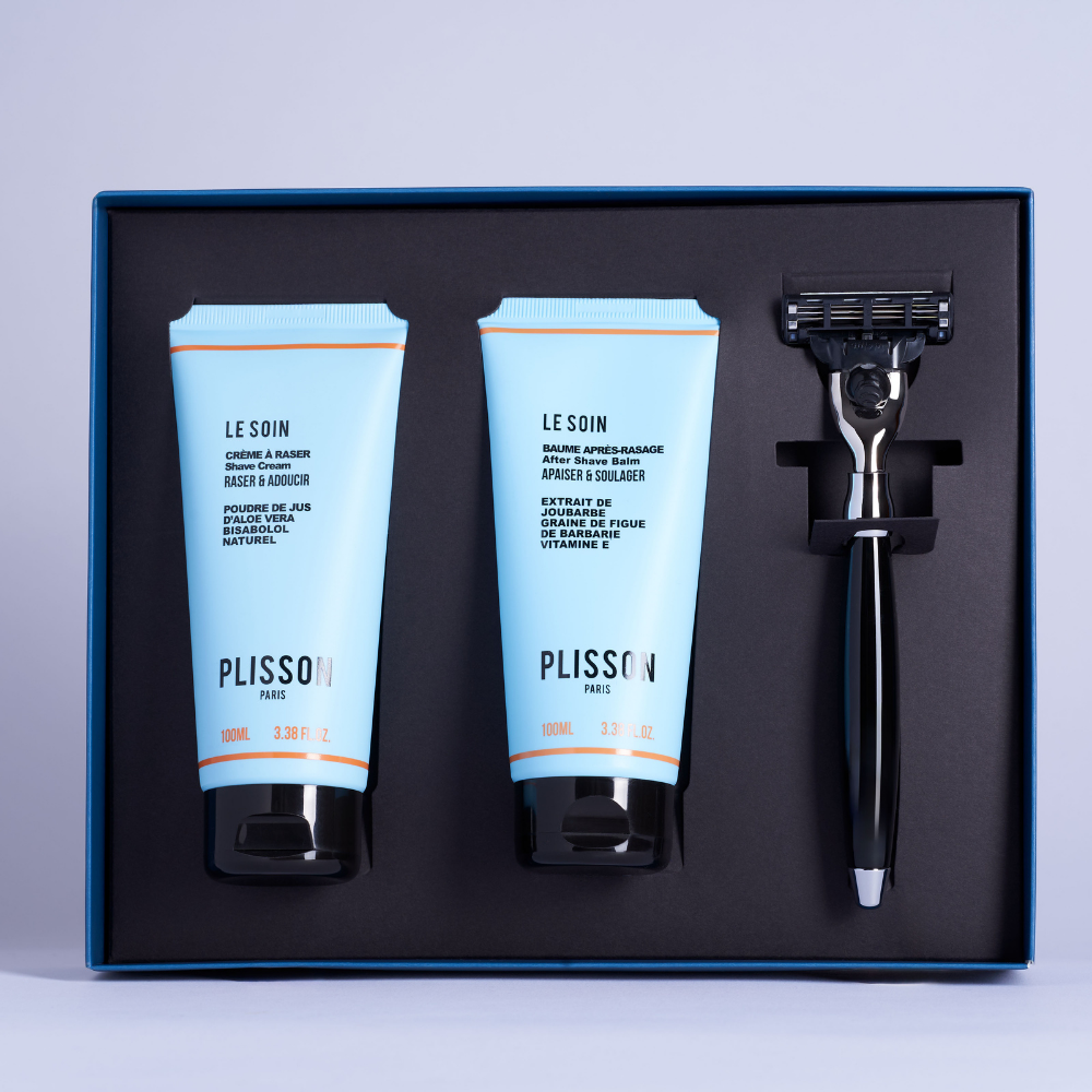 Coffret cadeau de rasage homme - Plisson 1808