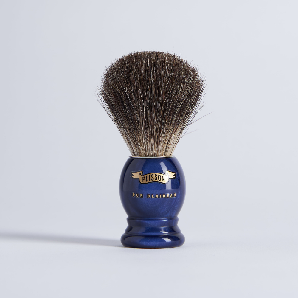 Blaireau de Rasage Pur Gris - Plisson 1808