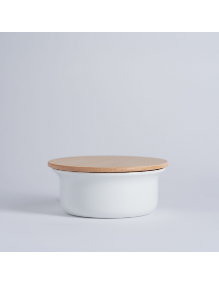 Essential porcelain shaving bowl, made in France - Plisson 1808