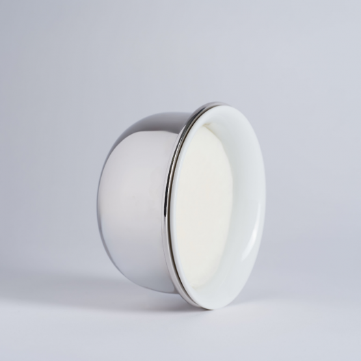 Bol à raser en laiton Presque Parfait et porcelaine - Plisson 1808