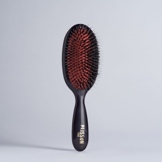 Cepillo de pelo de jabalí puro con púas de nylon - Plisson 1808