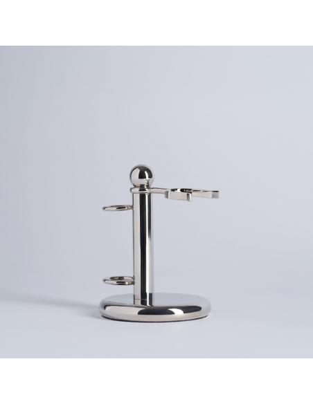 Shaving brush and razor holder in solid brass - Plisson 1808