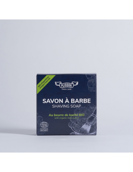 Savon à Barbe au Beurre de Karité BIO certifié ECOCERT - Plisson 1808